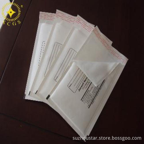 Recycled White Kraft Bubble Mailing Bags